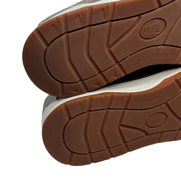 DREW Tuscany Sneaker in Pewter Leather/Glitter Mesh Size 9.5 - Picture 12 of 14